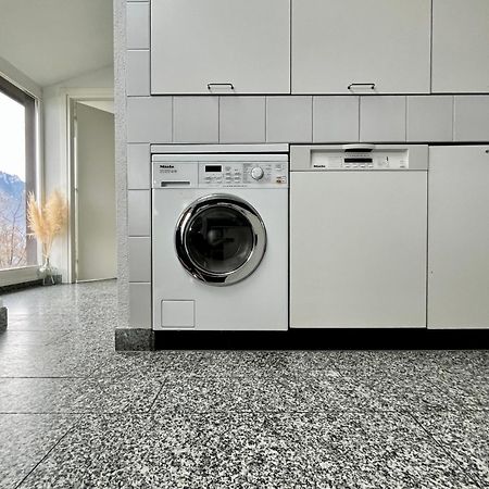 Wohnung Mit Grossartiger Seesicht Und Balkon Spiez Zewnętrze zdjęcie